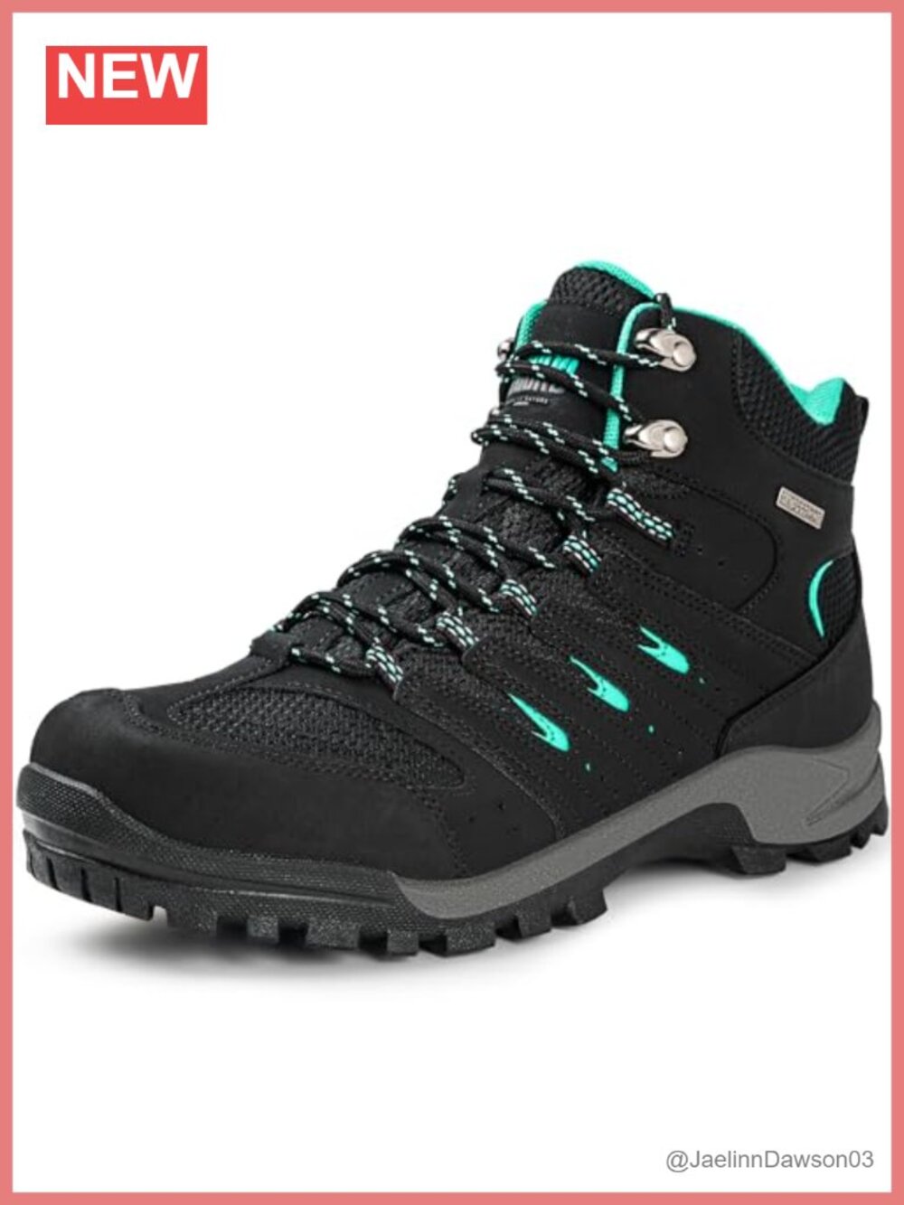 Women's Hiking Boots Waterproof Quick-Dry Mesh Non-Slip Lug Sole Cushioned